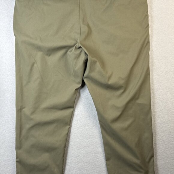 Jack Archer Pants Mens 35x28 Olive Green Jetsetter Tech Chino Performance Travel - Picture 8 of 10